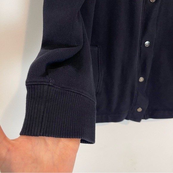 Ralph Lauren Men's Sweater Mock Neck Snap Button Navy Blue 100% Cotton Sz L - Picture 5 of 7